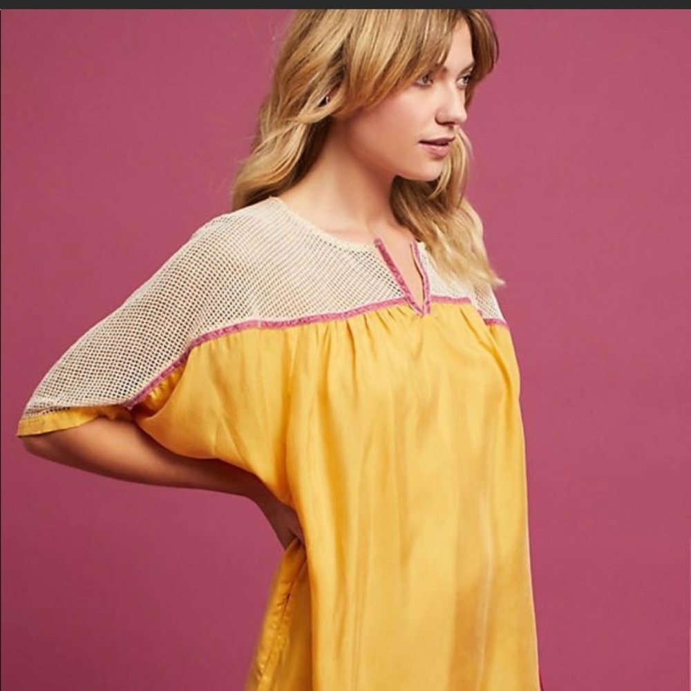 Sand & Sea Club Dress by Anthropologie 🍋💛💖